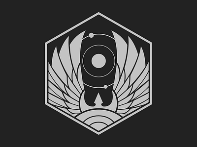 Romulus Room Hex design icon illustration logo mobify romulus space star trek vector