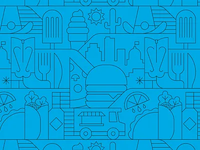 Texas austin boots burger cream hat ice pizza texas truck