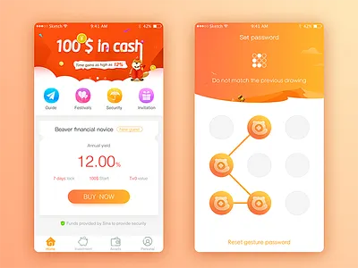 Beaver800 app fund ui
