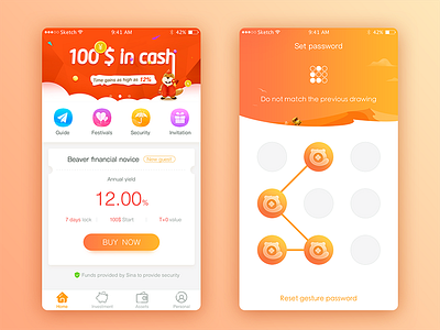 Beaver800 app fund ui