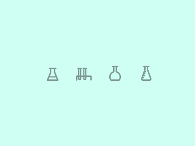 Outline icons Day 17 - Laboratory bottle glassware icon illustrator laboratory outline test tube tube vector