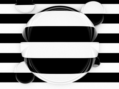 Refraction_1 3d bnw c4d cinema 4d refraction