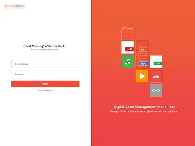 Login Screen UI Concept concept login screen ui