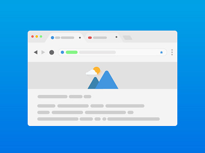 Material Chrome UI Illustration flat icon illustration material minimal ui ux web design