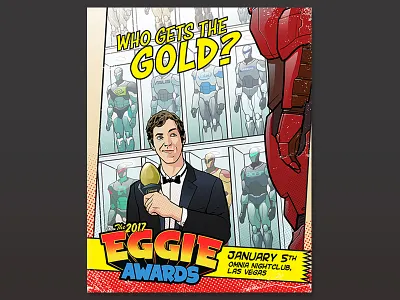 The 2017 Eggie Awards comics newegg poster tech