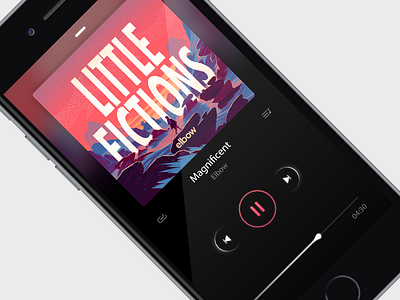 Ui Daliy 04 - Music player - APP ue ui ux