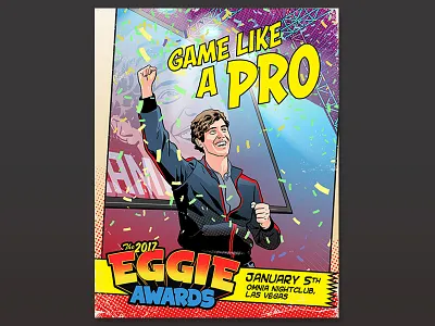 The 2017 Eggie Awards comics newegg poster tech