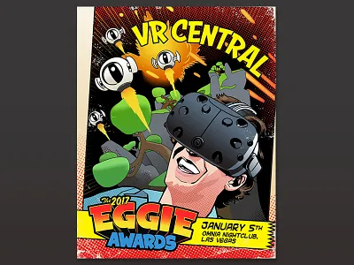 The 2017 Eggie Awards comics poster tech