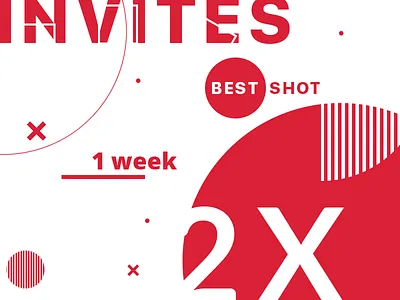 Task Dribbble - form graphic invite ticket