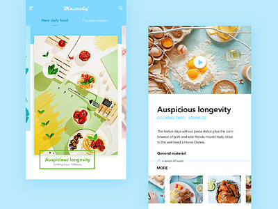 DESIGN-UI: 01.Masterchef delicious design food ui ux