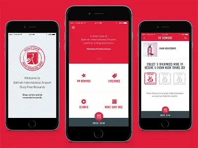 Airport Loyalty Programme app ai app icons illustrations loyalty mobile psd rewards stamps ui ux