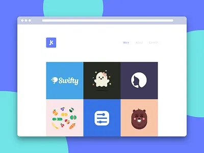 New site is Live ✨ branding character colour design icon illustration layout logos portfolio ui web website