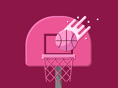 Sports 🏀 basketball design dribbble flat graphic icon illustration monochromatic project sports tangelo