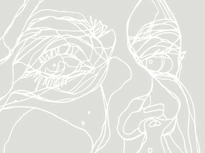 Line Portrait eyes face line portrait lines portrait