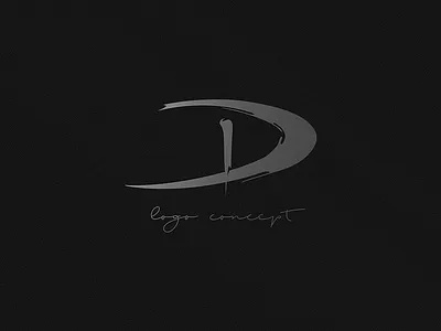 D logo concept branding cocept d ink letter logo splat weird