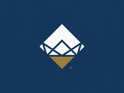 Crown Quartz, Logo branding company crown granite illustration logo marble quartz stone