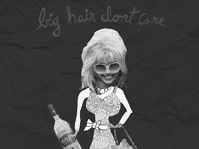 Stereotypical Texan - The Dallas Socialite art collage dallas illustration texan