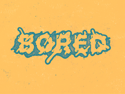 Bored adobe bored illustrator photoshop slime texture type