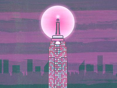 Tokyo Empire building city empire pink purple skyline state tokyo tower