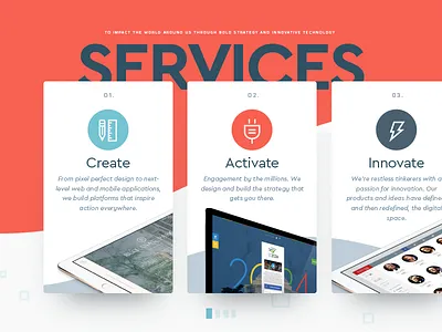 Engage 2017 Services cards services ui web