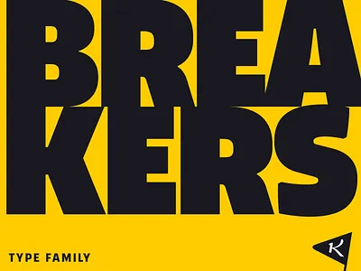 Breakers Typeface breakers font kostic typeface