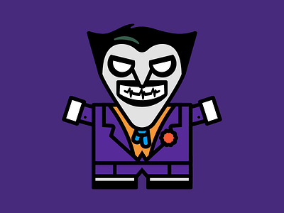 Why So Serious? adobe illustrator batman boxybots daily illustration dailyboxybots dc illustration joker