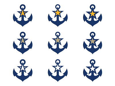 U.S. Navy Logomark anchor logo navigation navy star