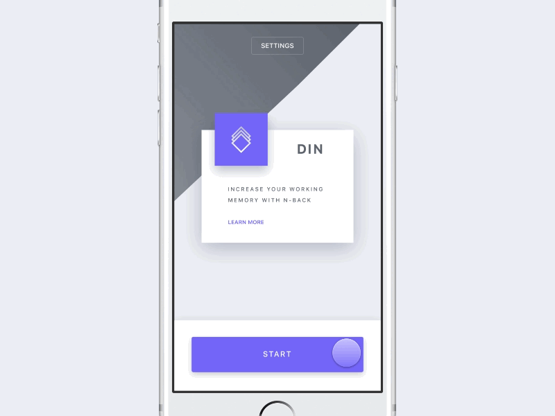 Sketch File: Din for iOS app game ios sketch