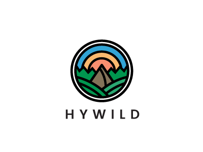 Hywild Logo clothing icon logo mark mountain