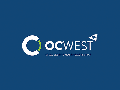 Ocwest illustrator initials logo oc vector