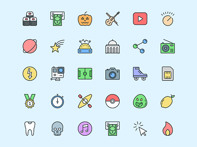 Pioneer Icons eps icons illustrator png sketch svg