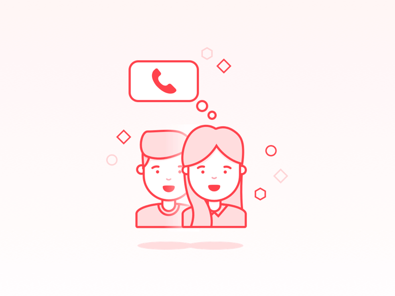 Get notified app conversation gif illustration message notification project sneak peek team ui ux website