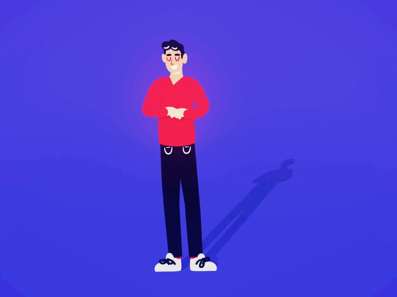 Tom dancing dance duik gangnam man shadow smile