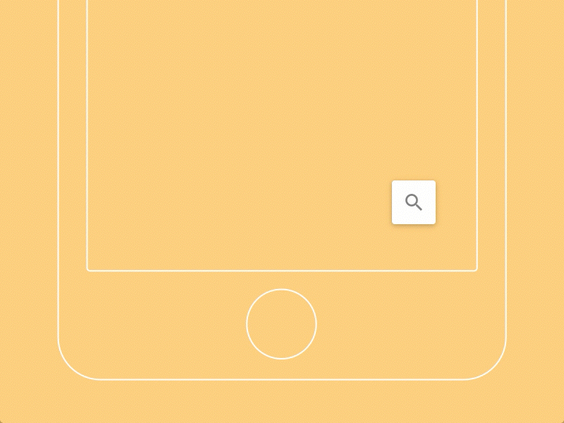 Elastic Search bar elastic experiments gif mobile search tristan gevaux ui