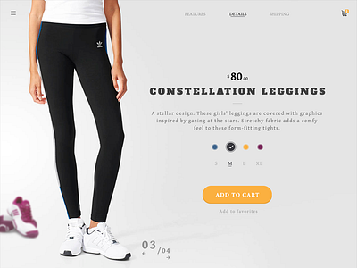 Shop buy cart concept leggins shoes shop