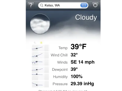 My-Cast (iPhone) iphone ui
