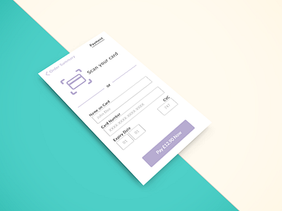 Credit Card Checkout 002 app app design credit card checkout daily ui dailyui design flat flat design material material design