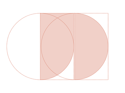 »jd« Logo Construction Idea construction geometry idea jd logo