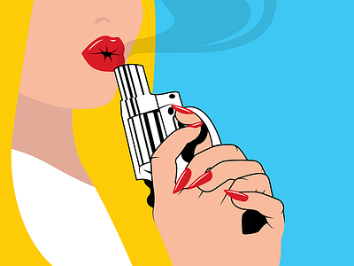 👄 💨 🔫 blow draw drawing fingers gun hands illustration lips nails sketch sketchbook smoke