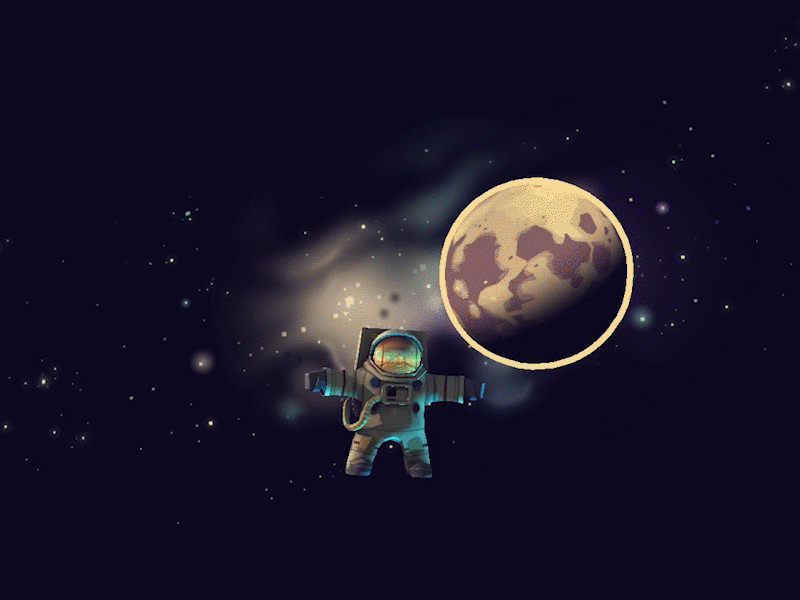 Baggage Stack - George the Astronaut astronaut baggage stack in flight entertainment ios neutral digital space unity3d