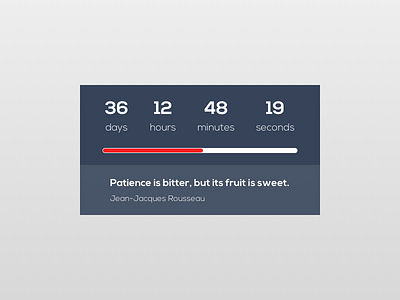 Daily UI #014 - Countdown Timer daily ui time timer ui