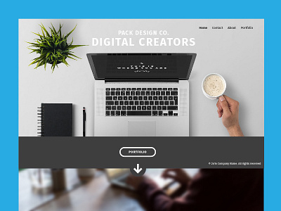 #003 Landing page daily daily ui designer landing landing page portfolio ui web web page website