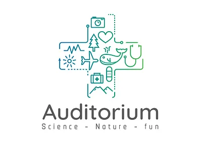 + Auditorium amphiteater auditorium icons medical science tourism travel