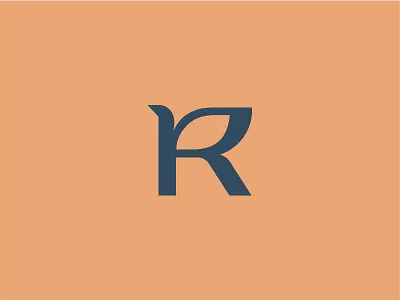 R + Griffon branding griffon logo monogram r type