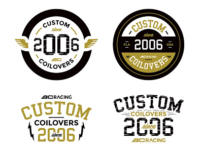 Custom Since 2006 brand branding design graphic illustration logo streetrace vector vectorart