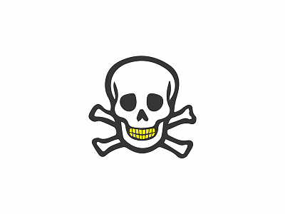 Skull Wit Dem Golds gold teeth illustration skull vector