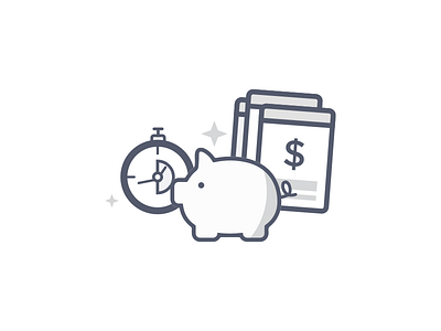 Payroll icon illustration shift ui