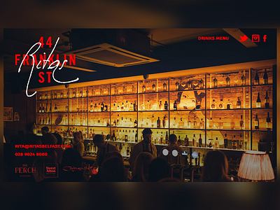 Local Bar Landing Page 003 daily ui dailyui design hero image landing page ui ux