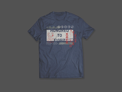 Reebok Combat - Honored to Fight apparel boxing combat graphic reebok t shirt tee