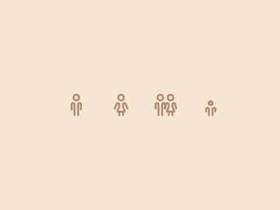 Outline icons Day 19 - People children design husband icon illustrator man outline people vector wife woman